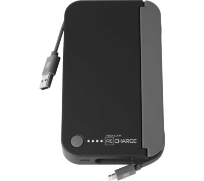TECHLINK  ReCharge 12000 Portable Power Bank - Black